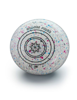 Drakes Pride Gripped Bowls XP-White/Pink/Sky Blue/Grey